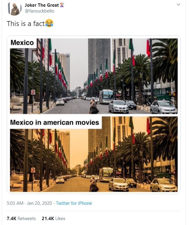 Joker the great farouckbello this is a fact mexico mexico in american movies 5.0