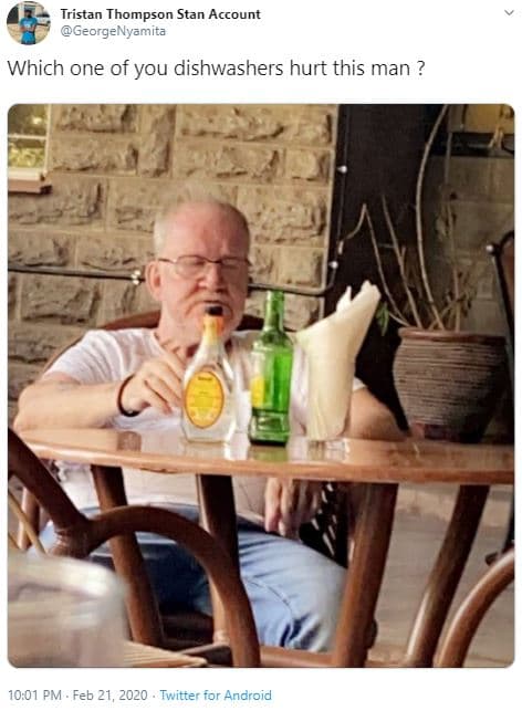 Tristan thompson stan account georgenyamita which one of you dishwashers hurt th