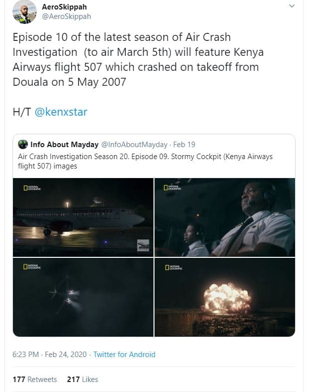 Aeroskippah aeroskippah episode 10 of the latest season of air crash investigati