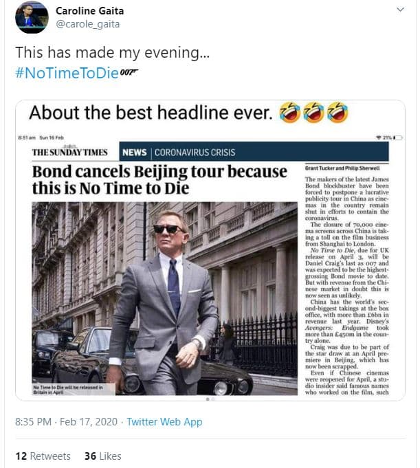 Caroline gaita carole_galta this has made my evening notimetodieooz about the be