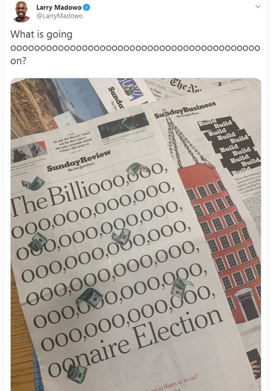 Larry madowo larrymadowo what is going oooooooooooooooooo on? oooooo chc f 7 sun