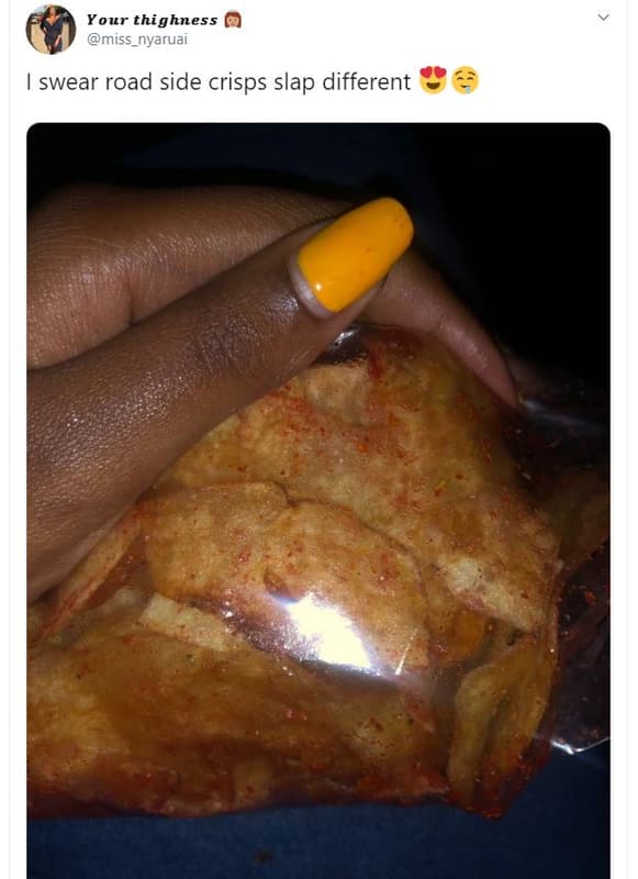 Your thighness miss_nyaruai swear road side crisps slap different