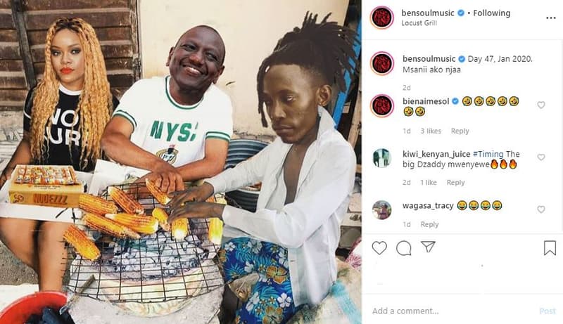 Bensoulmusic lccust grill following bensoulmusic day 47, jan msanii ako njaa bie