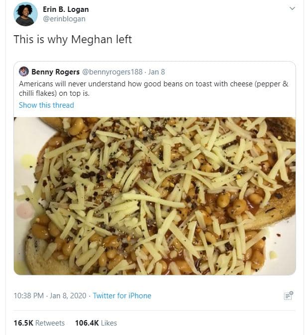 Erin b. logan erinblogan this is why meghan left benny rogers bennyrogers188 jan