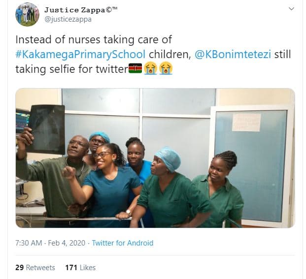 Justice zappa justicezappa instead of nurses taking care of kakamegaprimaryschoo