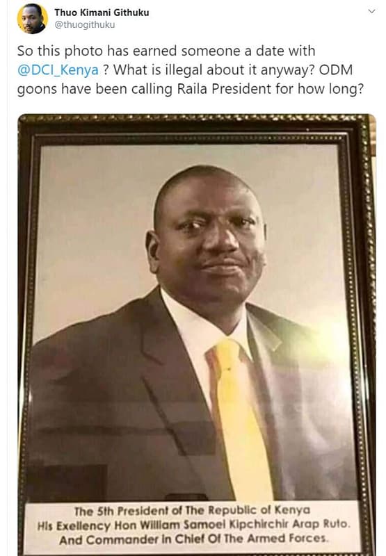 Thuo kimani githuku thuogıthuku so this photo has earned someone a date with dci