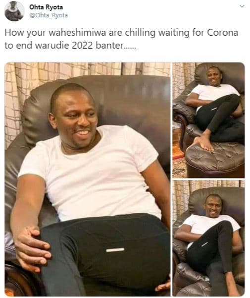 Ohta ryota ohta_fyota how your waheshimiwa are chilling waiting for corona to en
