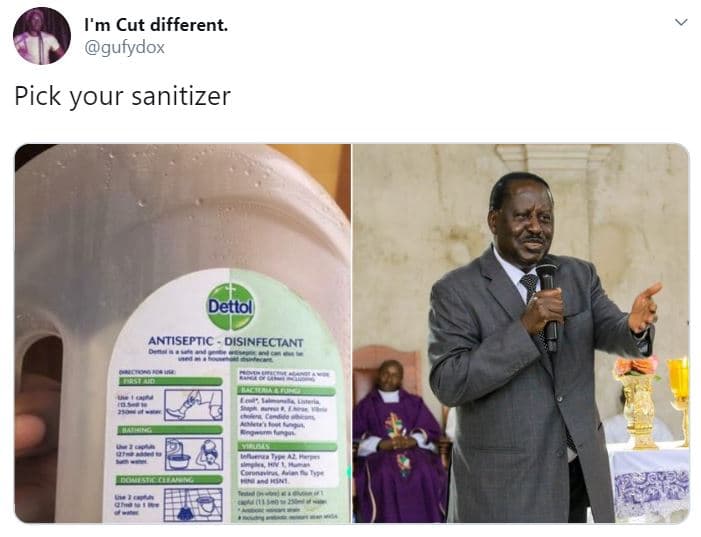 Im cut different. gufydox pick your sanitizer dettol antiseptic disinfectant