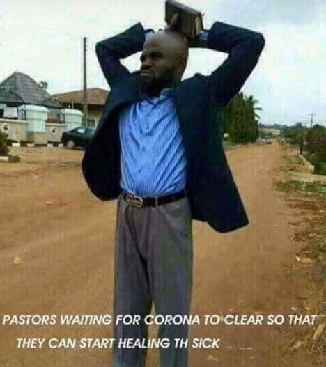 Pastors waiting for corona to clear so that they can start healing th sick