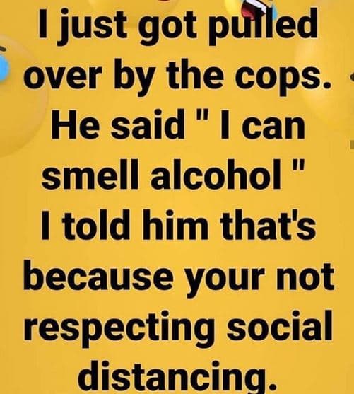 Ijust got pulled over by the cops. he said ii ican smell alcohol ii told him tha