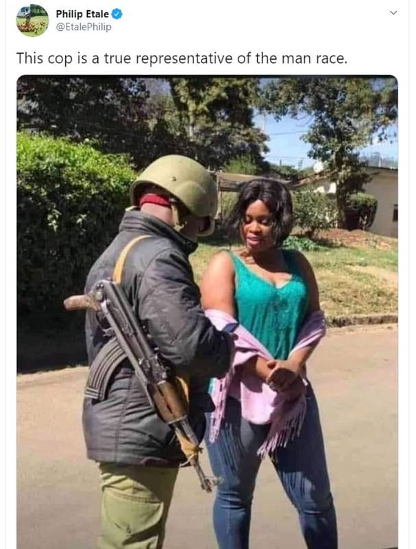 Philip etale etalephilip this cop is a true representative of the man race.