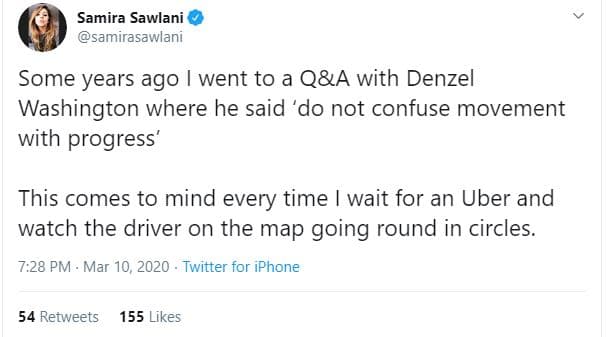 Samira sawlani samirasawlani some years ago went to a qa with denzel washington