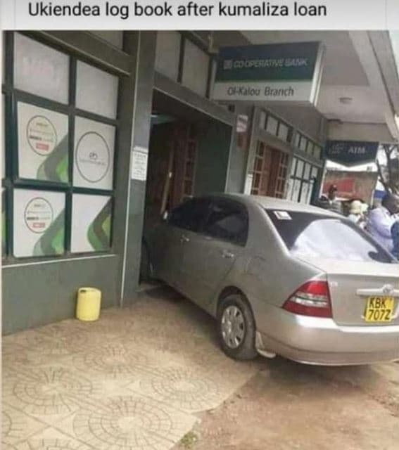 Ukiendea log book after kumaliza loan aeoe onlou branch kbk