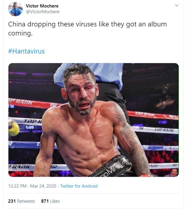 Victor mochere victormochere china dropping these viruses like they got an album