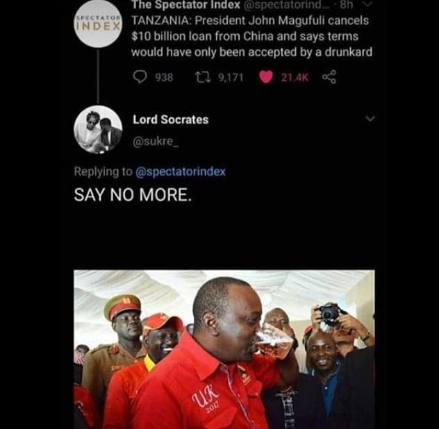 Ine spectator index speciatonng 8n nde tanzania president john magufuli cancels