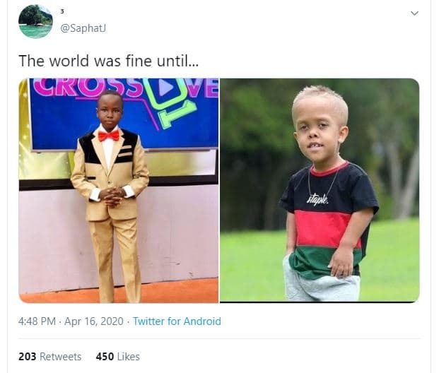 Saphatj the world was fine until._ gr 4,48 pm apr 16, twitter for android 203 re