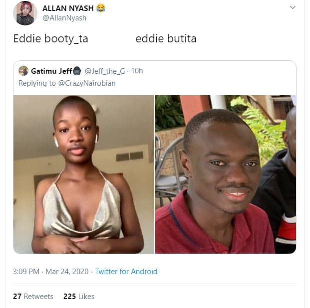 Allan nyash allannyash eddie booty_ta eddie butita gatimu jeffe jeff_the_g . 10h