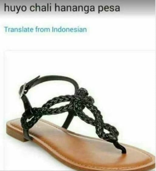 Huyo chali hananga pesa translate from indonesian