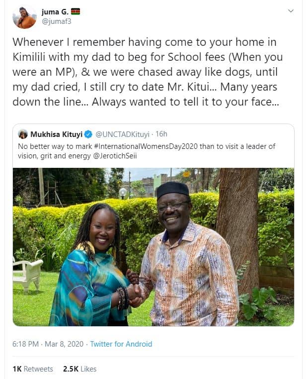 Juma g jumaf3 whenever remember having come to your home in kimilili with my dad