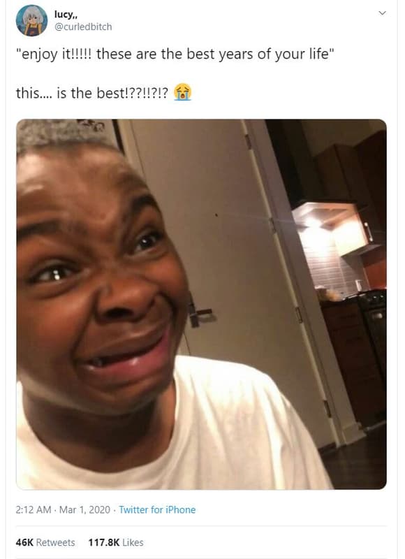 Lucy curledbitch enjoy itll! these are the best years of your life this is the b