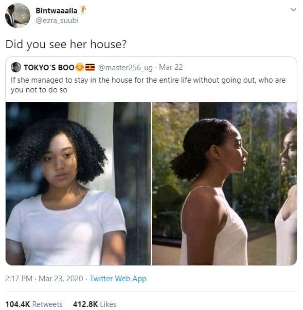 Bintwaaalla ezra_suubi did you see her house? tokyo's boo master256_ug mar 22 if