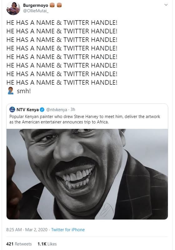 Burgermoyo olliemutai _ he has a name twitter handle! he has a name twitter hand