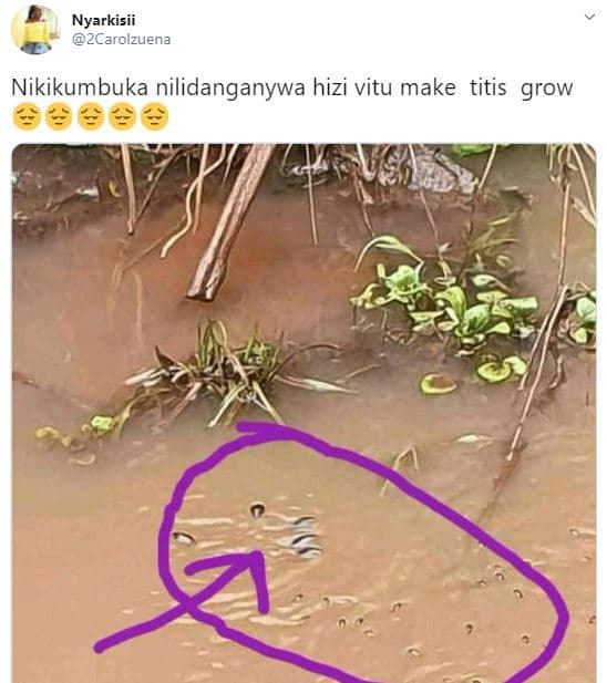 Nyarkisii zcarolzuena nikikumbuka nilidanganywa hizi vitu make titis grow