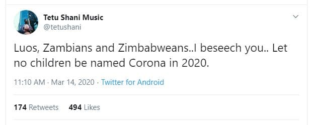 Tetu shani music tetushani luos zambians and zimbabweans.i beseech you. let no c