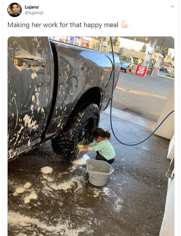 Lujano lujanojr making her work for that happy meal 16