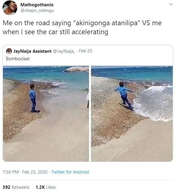 Mathogothanio chapo_ndengu me on the road saying akinigonga atanilipa vs me when