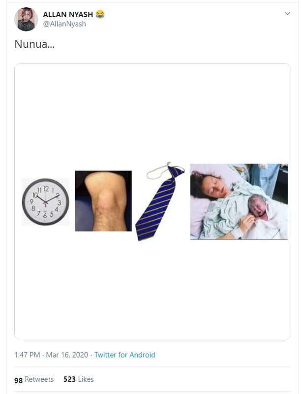 Allan nyash allannyash nunua 1,47 pm mar 16, twitter for android 98 retweets 523