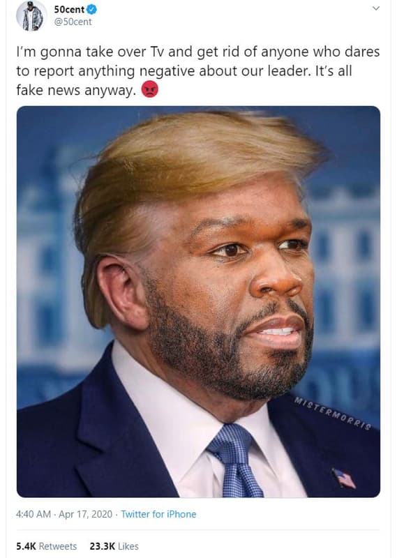 5ocent 5ocent im gonna take over tv and get rid of anyone who dares to report an