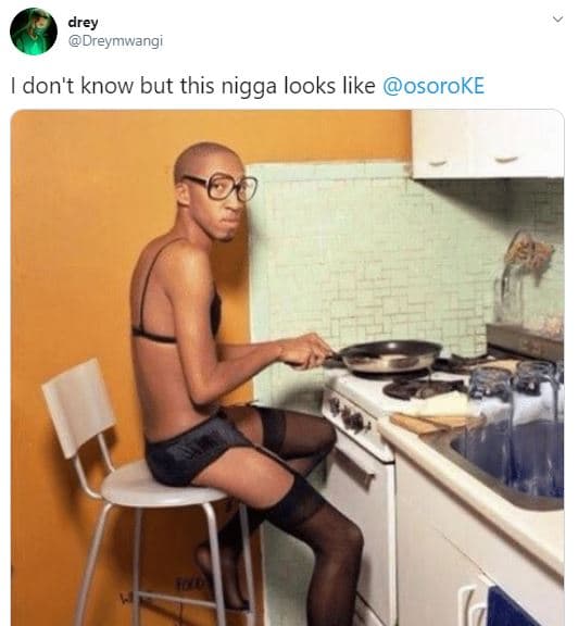 Drey dreymwangi don't know but this nigga looks like osoroke