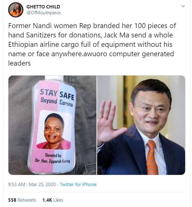 Ghetto child ofmouthpiece former nandi women rep branded her 100 pieces of hand