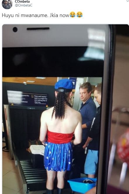 Combeta ombetac huyu ni mwanaume. jkia now