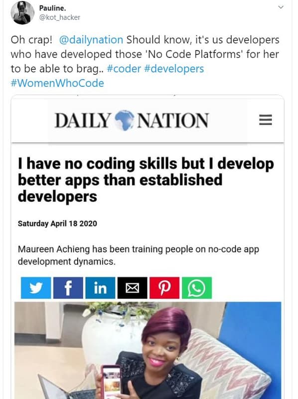 Pauline_ kot_hacker oh crap! dailynation should know it's us developers who have