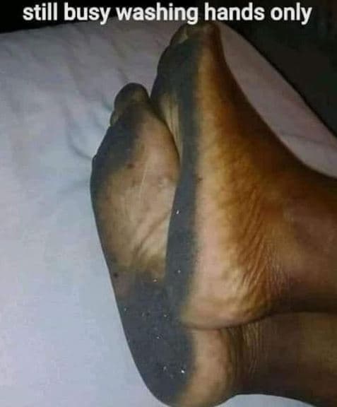 Still busy washing hands only