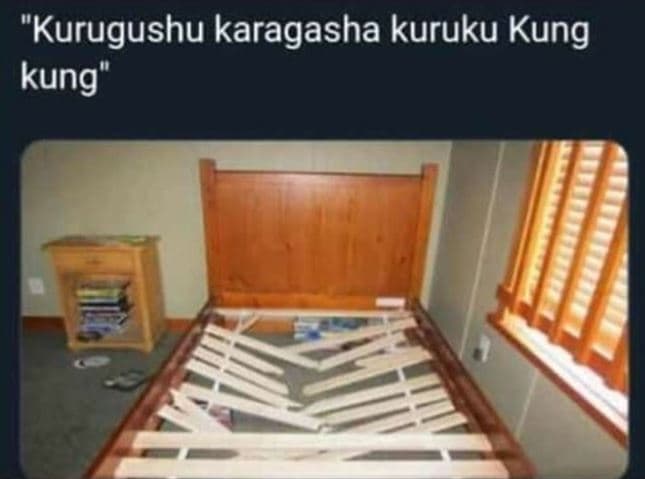 Kurugushu karagasha kuruku kung kung