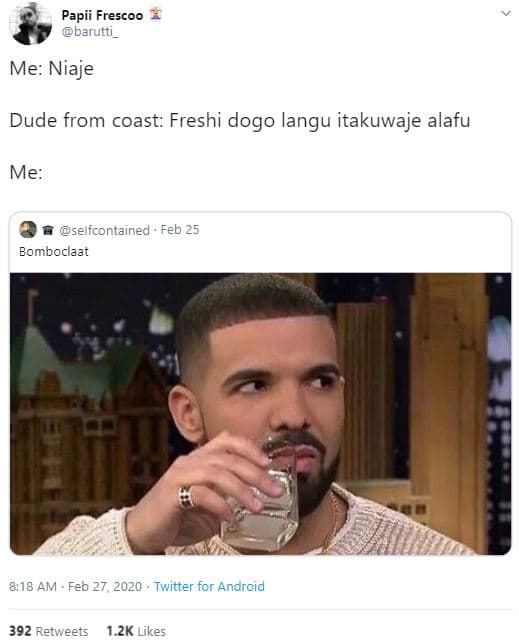 Papii frescoo barutti _ me niaje dude from coast freshi dogo langu itakuwaje ala