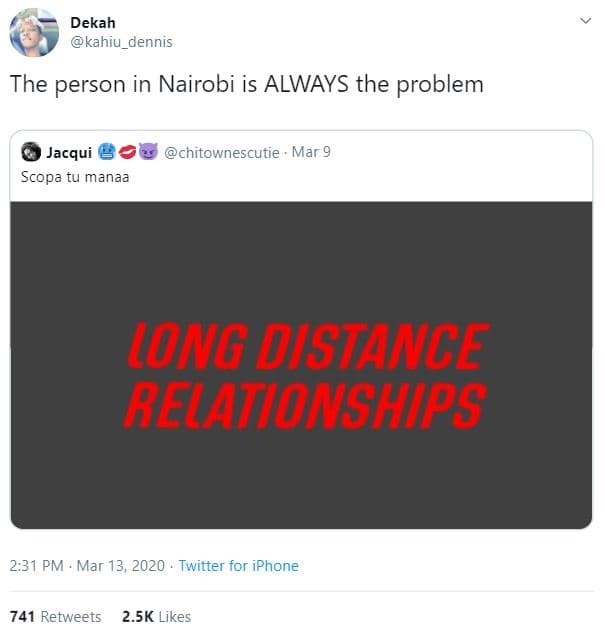 Dekah kahiu_dennis the person in nairobi is always the problem jacqui chitownesc