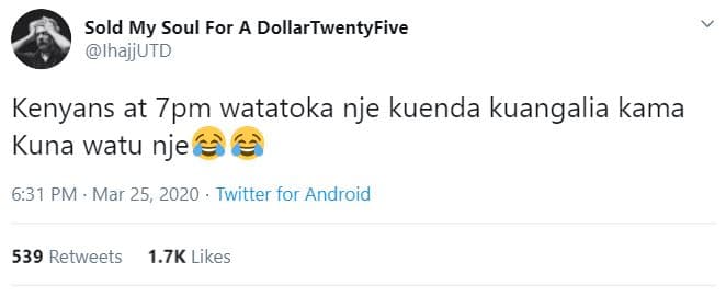 Sold my soul for a dollartwentyfive ihajjutd kenyans at 7pm watatoka nje kuenda