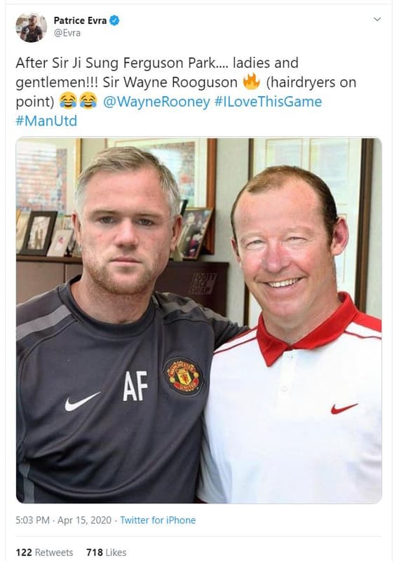 Patrice evra evra after sir ji sung ferguson park_ ladies and gentlemen !! sir w