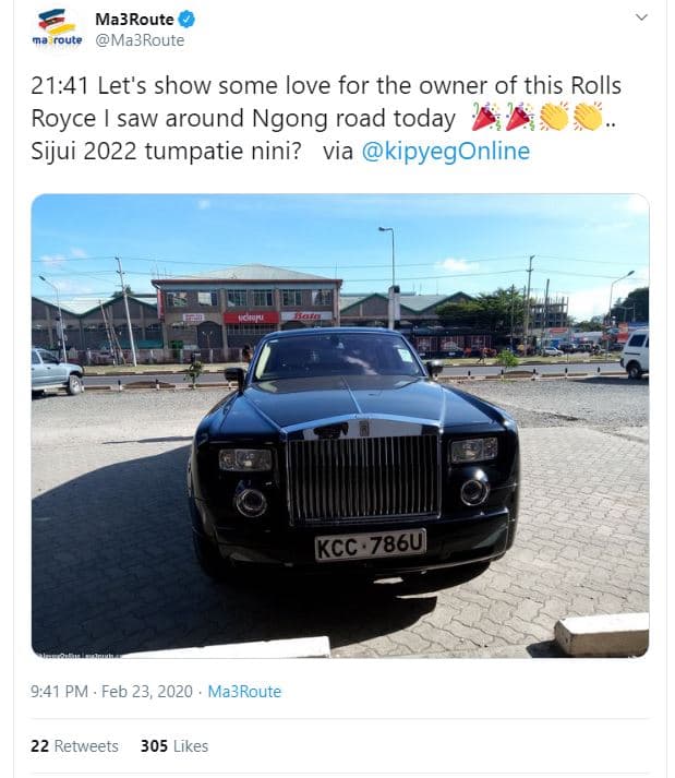 Ma3route coute ma3route 21.41 let's show some love for the owner of this rolls r