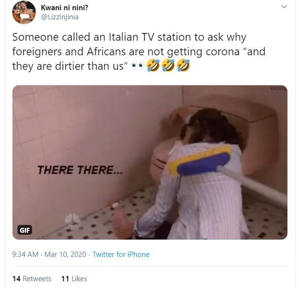 Kwani ni nini? lizzlnjınia someone called an italian tv station to ask why forei