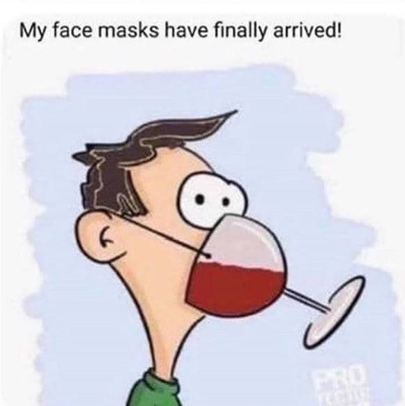 My face masks have finally arrived! 1