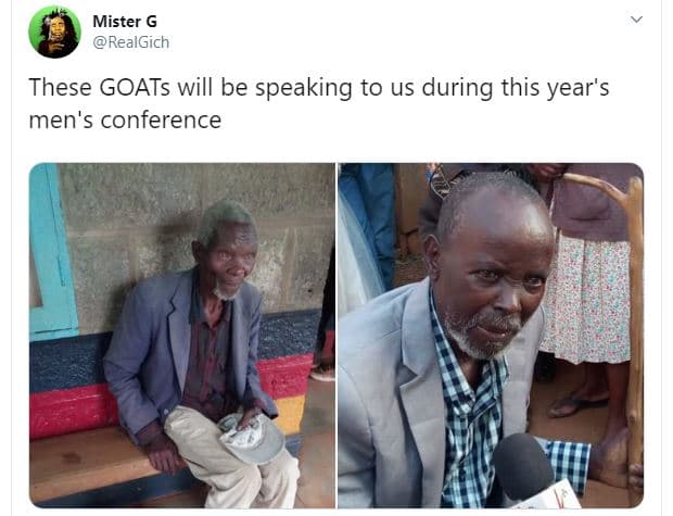 Mister g realgich these goats will be speaking to us during this year's men's co