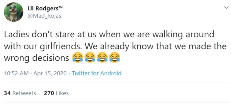 Lil rodgers mad_rojas ladies don't stare at us when we are walking around with o