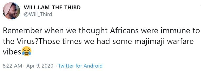 Willi.am_the_third will_third remember when we thought africans were immune to t