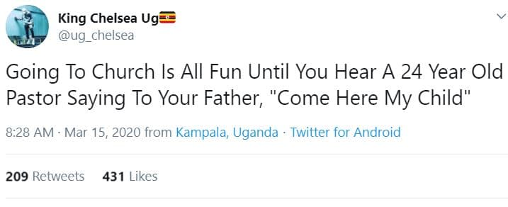 King chelsea ug ug_chelsea going to church is all fun until you hear a 24 year o