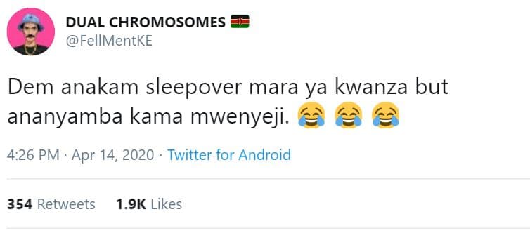 Dual chromosomes fellmentke dem anakam sleepover mara ya kwanza but ananyamba ka